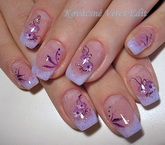 Akril díszítéssel