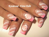 Akril díszítéssel