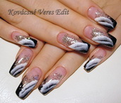 Akril díszítéssel