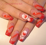 Akril díszítéssel