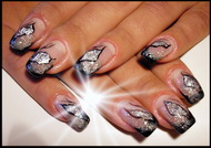 Akril díszítéssel