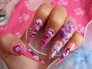 Best Nails - Stiletto, akril festés