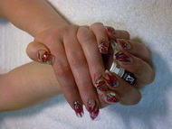 Best Nails - Vikinek....magenta liliomok...