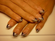 padlizsán csillámmal