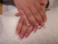 épített csillámos zselé