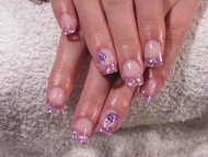 zselés műköröm kagylós vég