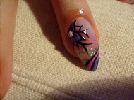 zselés körmök virágmintával