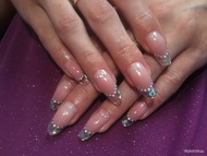 Áttetsző flitteres