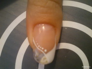 porcelán beépített törtkagylóval