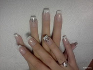 Best Nails - Francia feketével díszítve