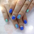 Best Nails - Blue glass