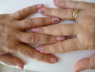 csillám matricával