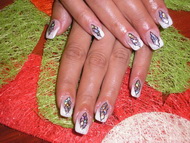 zselé flitterrel és csillámporral