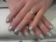 ezüst alapon pillangok 3