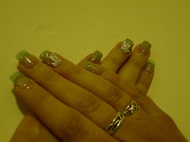 Csillámos 3D zselével