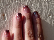 Csillám törtkagylóval