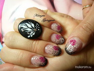 Fekete fehér gyűrű