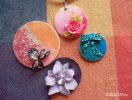 3D porcelán ékszerek