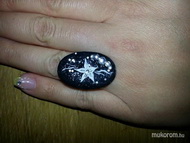 Best Nails - fekete virágos