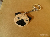 mopsz kulcstartó