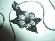 Best Nails - porcelán metál virág medál