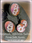 Porcelán ékszerszett
