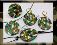 Best Nails - Camouflage jevelry set