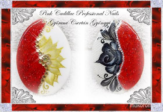 Gyöngyi Györené Csertán - Red and white jewelry - 2017-06-04 19:25