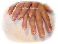 akril hatású virág