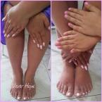 Építés Géllakk lábra és Mini manikűr