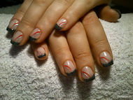 Best Nails - fekete csillámos