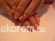 Best Nails - Akvarell virágos francia