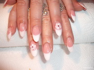 zselés francia porci virággal