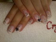 zselés minta és gyöngyök