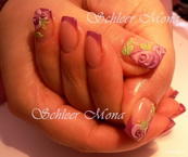 Best Nails - Lila virágos