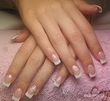 Best Nails - francia virággal