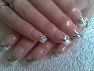 Best Nails - fekete ezüst