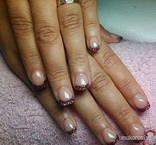 Best Nails - bordós francia