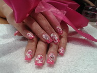 Best Nails - rózsaszínű szirmok 