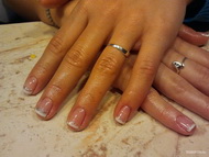 Gél lakk csillámmal