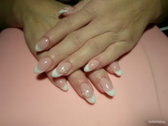 Egyszerű ezüst díszes francia