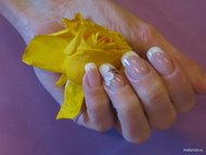 zselé porci virággal