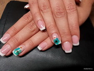 Türkíz száritott virágok