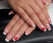 Francia zselé piros szárított virággal