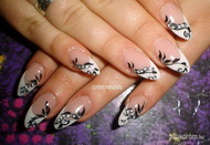 Best Nails - mandula köröm akril díszítés