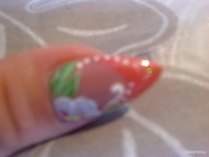 pink aqvarell virág