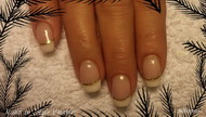 Zselés francia arany nailart