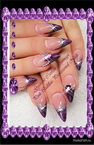 Purple nails