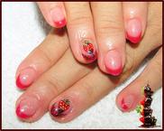 strawberry nail