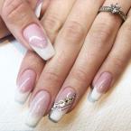 A princess wedding nails
